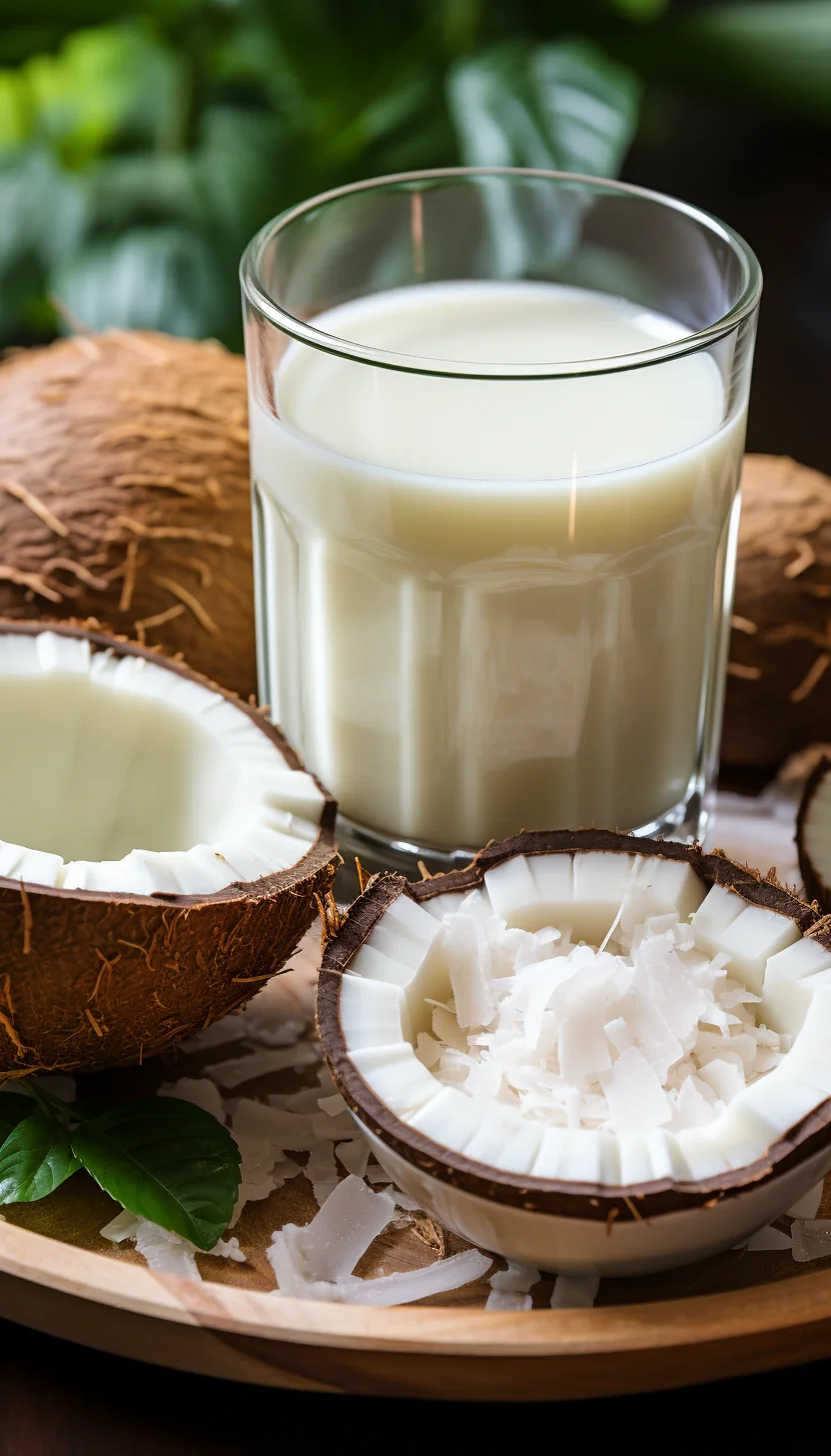 ingredientes arroz con leche de coco
